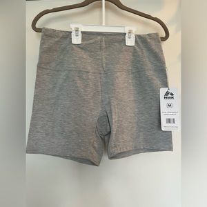 Grey stretch biker short